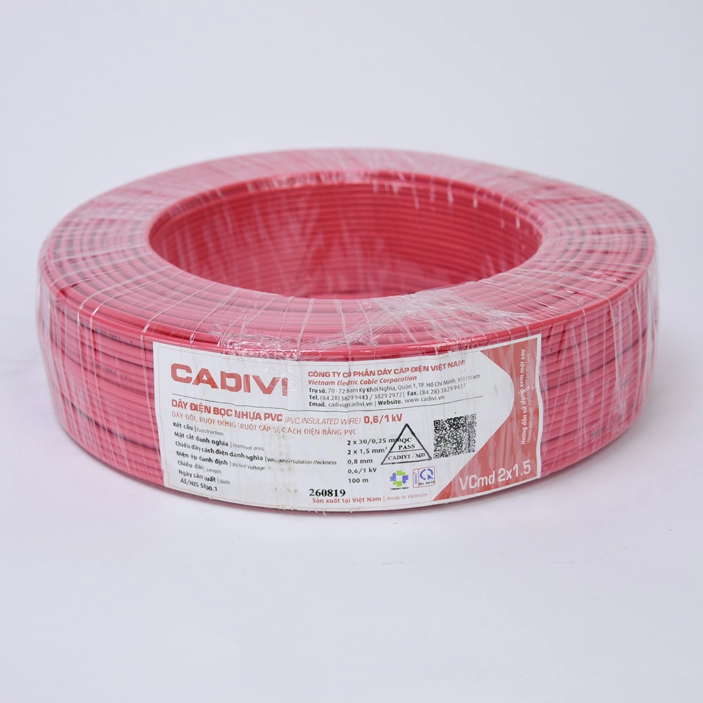 Dây điện Cadivi VCmd 2x1.5 - 0,6 1kV